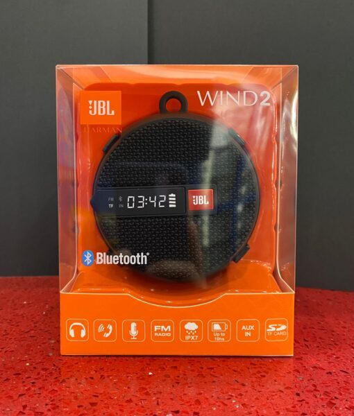 Parlante Bluetooth Radio FM Wind2 Negro JBL Parlante Bluetooth Radio FM Wind2 Negro JBL