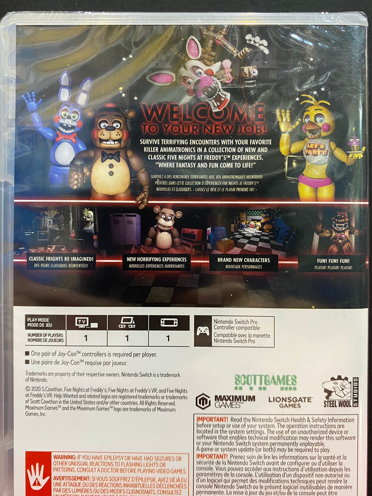 Five Nights at Freddy's Help Wanted - Switch em Promoção na Americanas