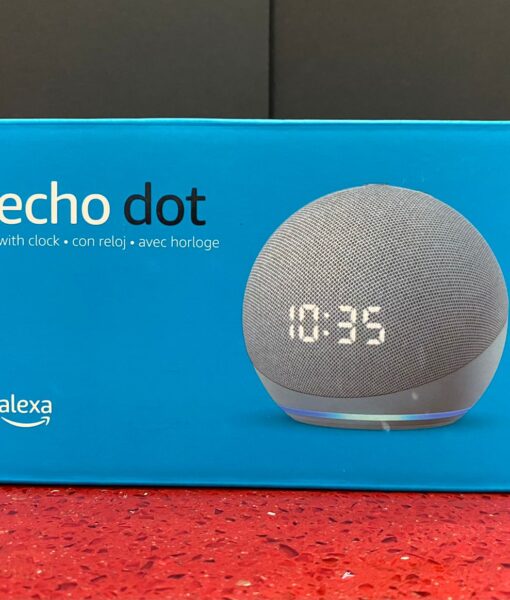 ALEXA ECHO DOT 4TH GEN CON RELOJ