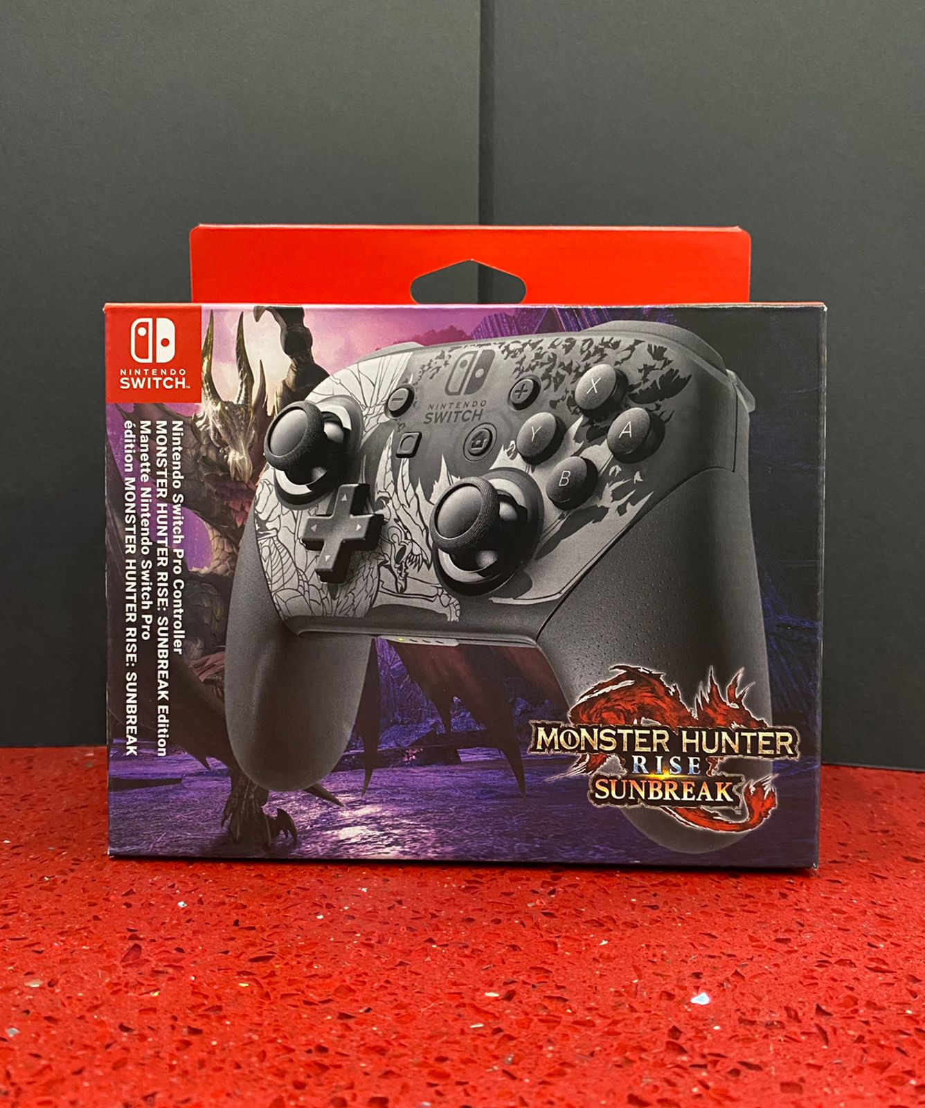 Mando Switch Pro - Nintendo - Monster Hunter Rise - Inalámbrico