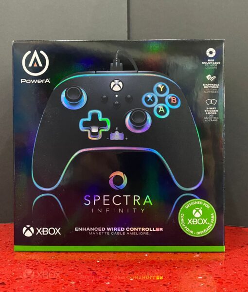 XBX item Control Alambrico Spectra NegroRGB PowerA
