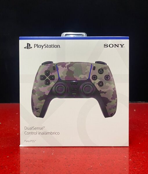 PS5 item Control DualSense Camou Verde Sony (2)