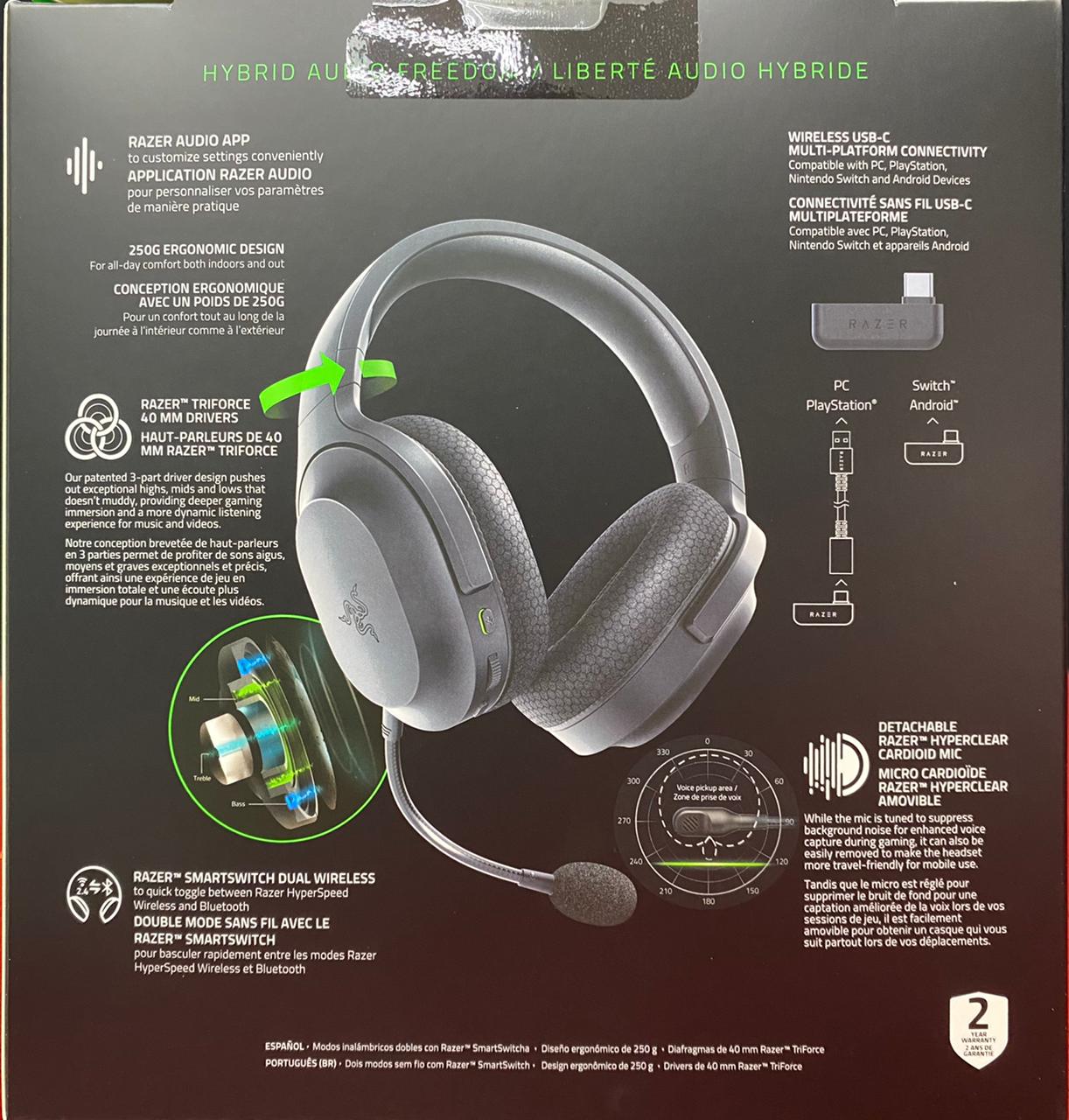 Razer Barracuda X, análisis: auriculares para PlayStation, Nintendo Switch,  PC y Android