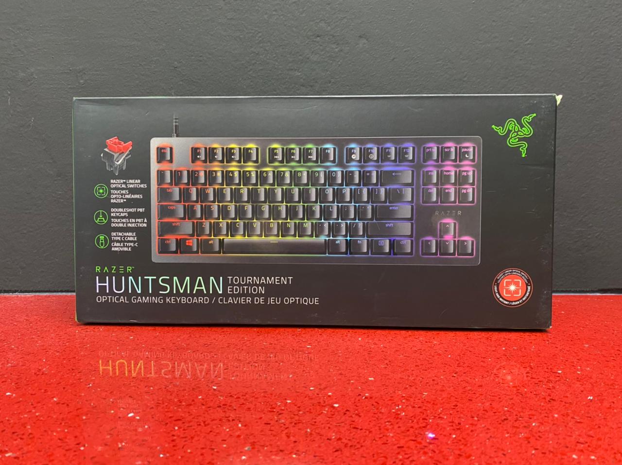 TECLADO GAMER RAZER HUNTSMAN TORNEO OPTO MECANICO SP CHROMA, NEGRO