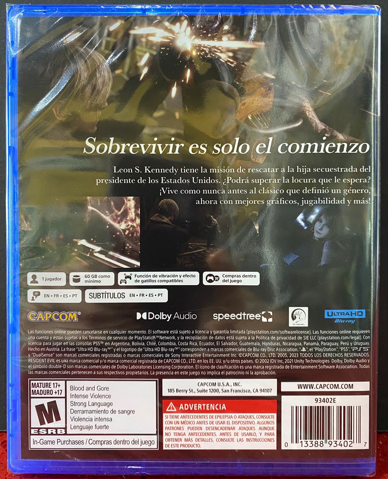 Comprá Juego PS4 Resident Evil 4 Remake - Envios a todo el Paraguay