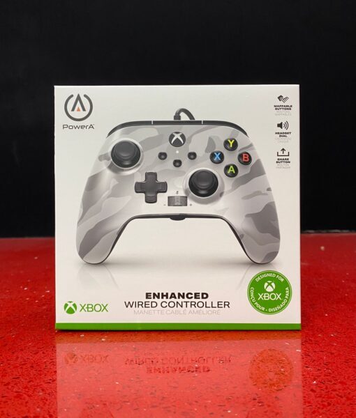 XBX item Control Alambrico Arctic Camo Gris PowerA XBX item Control Alambrico Arctic Camo Gris PowerA