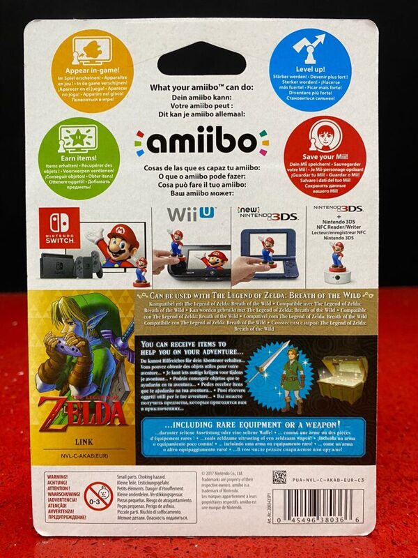 Amiibo Figura LINK Ocarina of Time GameStation