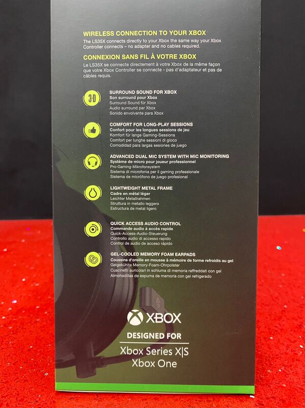 XBOX Headset Auricular Inalambrico Negro LS35X LucidSound GameStation