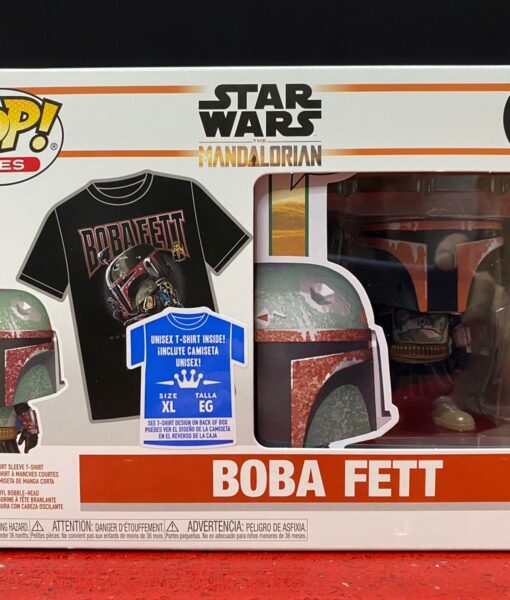 Funko Pop Figura + Camisa XL Star Wars Boba Fett