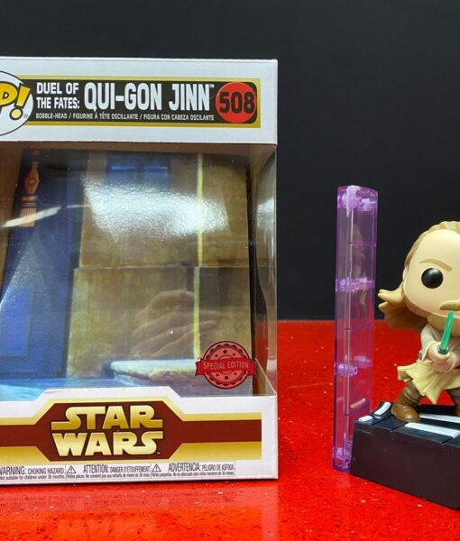 Funko Pop Figura SW Duel Fates Qui-Gon Jinn 508 Funko Pop Figura SW Duel Fates Qui-Gon Jinn 508