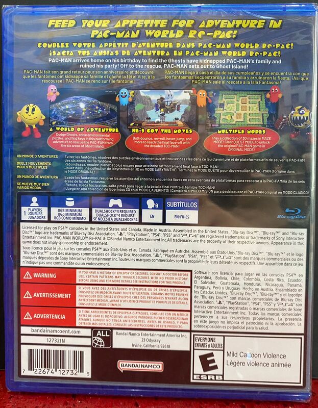 PS4 PacMan World Re-Pac – GameStation