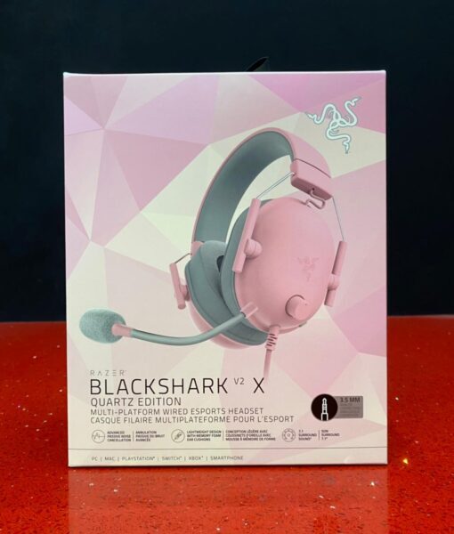 PS5 item Headset 3.5mm BlackShark V2X Rosa Razer