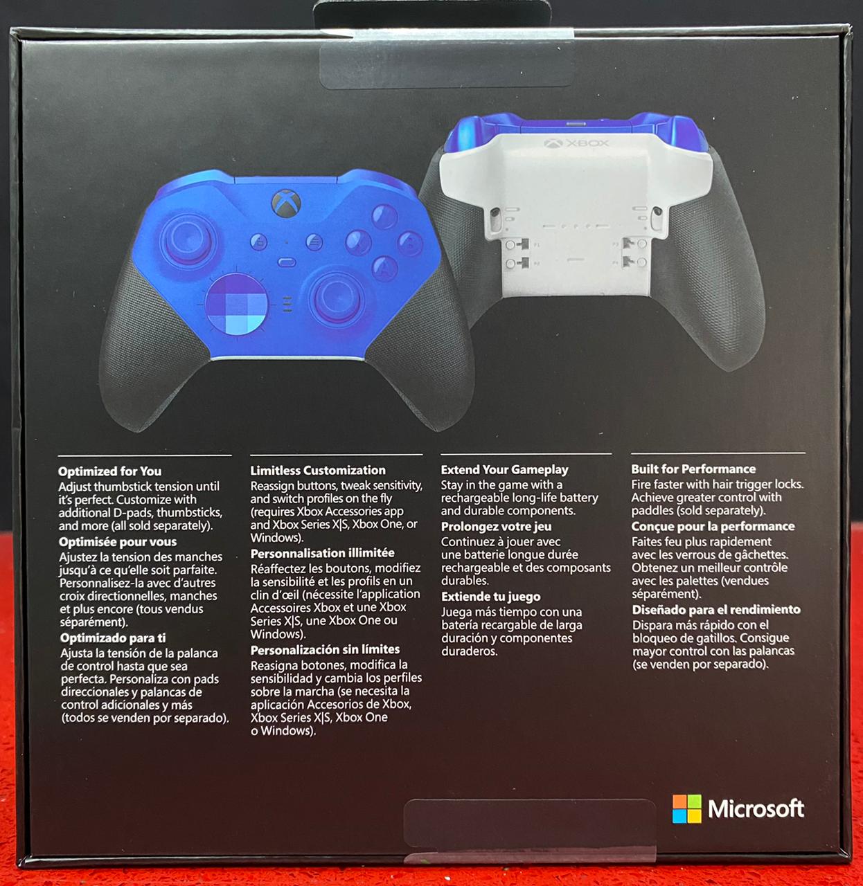 Descubre el Control inalámbrico de Xbox Elite Series 2 disponible en rojo y  azul - Xbox Wire en Español