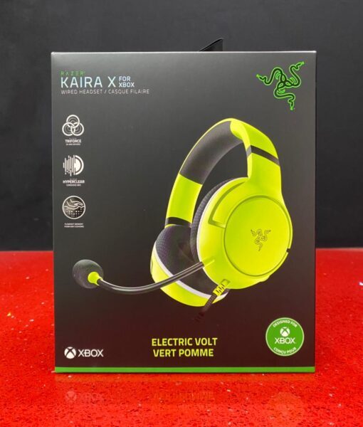 XBX item Headset 3.5mm Kaira X Electric Volt Razer