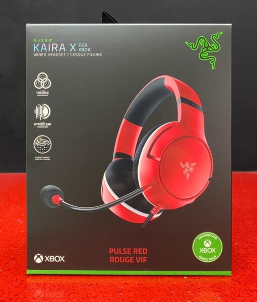 XBX item Headset 3.5mm Kaira X Pulse Red Razer