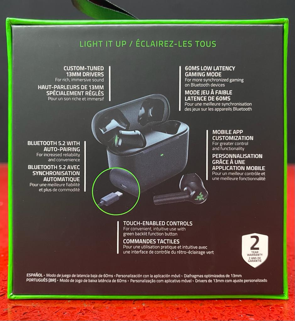  Razer Hammerhead - Auriculares inalámbricos Bluetooth