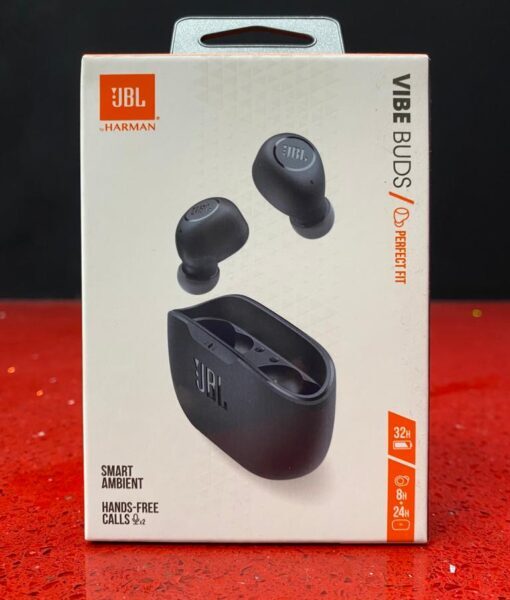 Auricular Inalambrico Bluetooth VibeBUDS Negro JBL