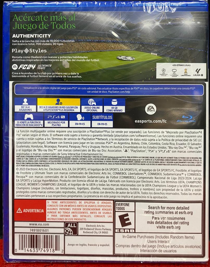 PS4 EA Sports FC 24 FIFA – GameStation