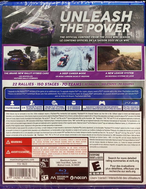 PS4 WRC Rally Generations – GameStation