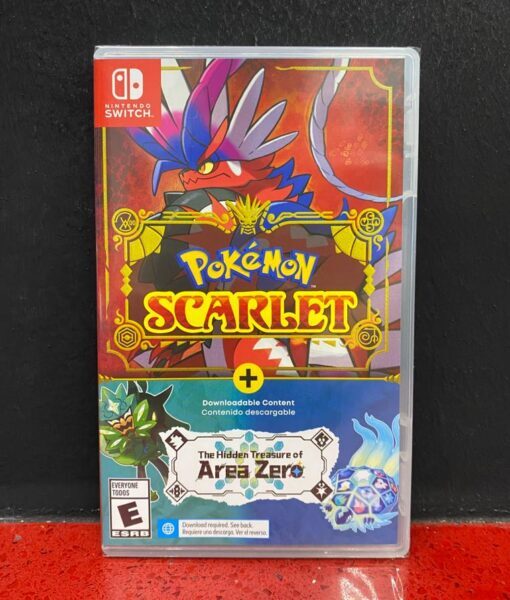 NSW Pokemon Scarlet + Area Zero game