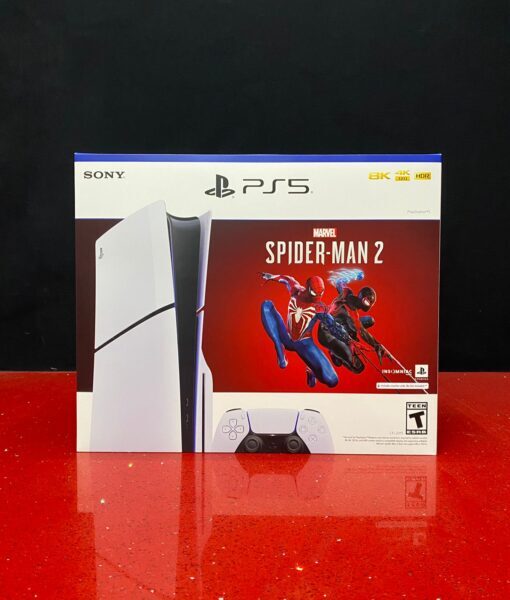 PS5 Consola US Slim 1TB DISCO SpiderMan 2 Bundle