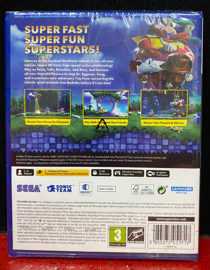 Sonic Superstars PS5 Playstation