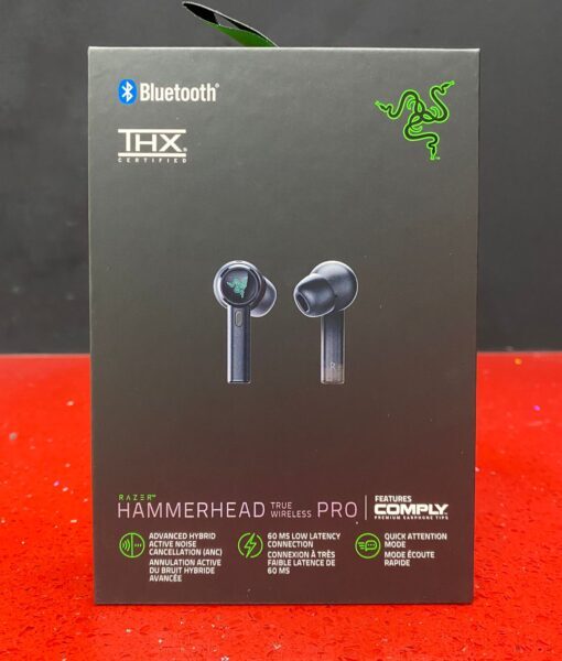 Auricular Bluetooth HAMMERHEAD TW PRO Negro Razer