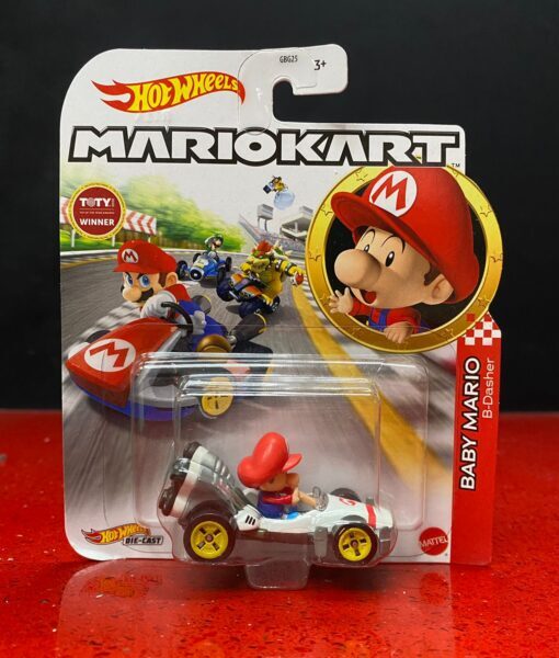 Hot Wheels Mario Kart BABY MARIO B-Dasher Hot Wheels Mario Kart BABY MARIO B-Dasher
