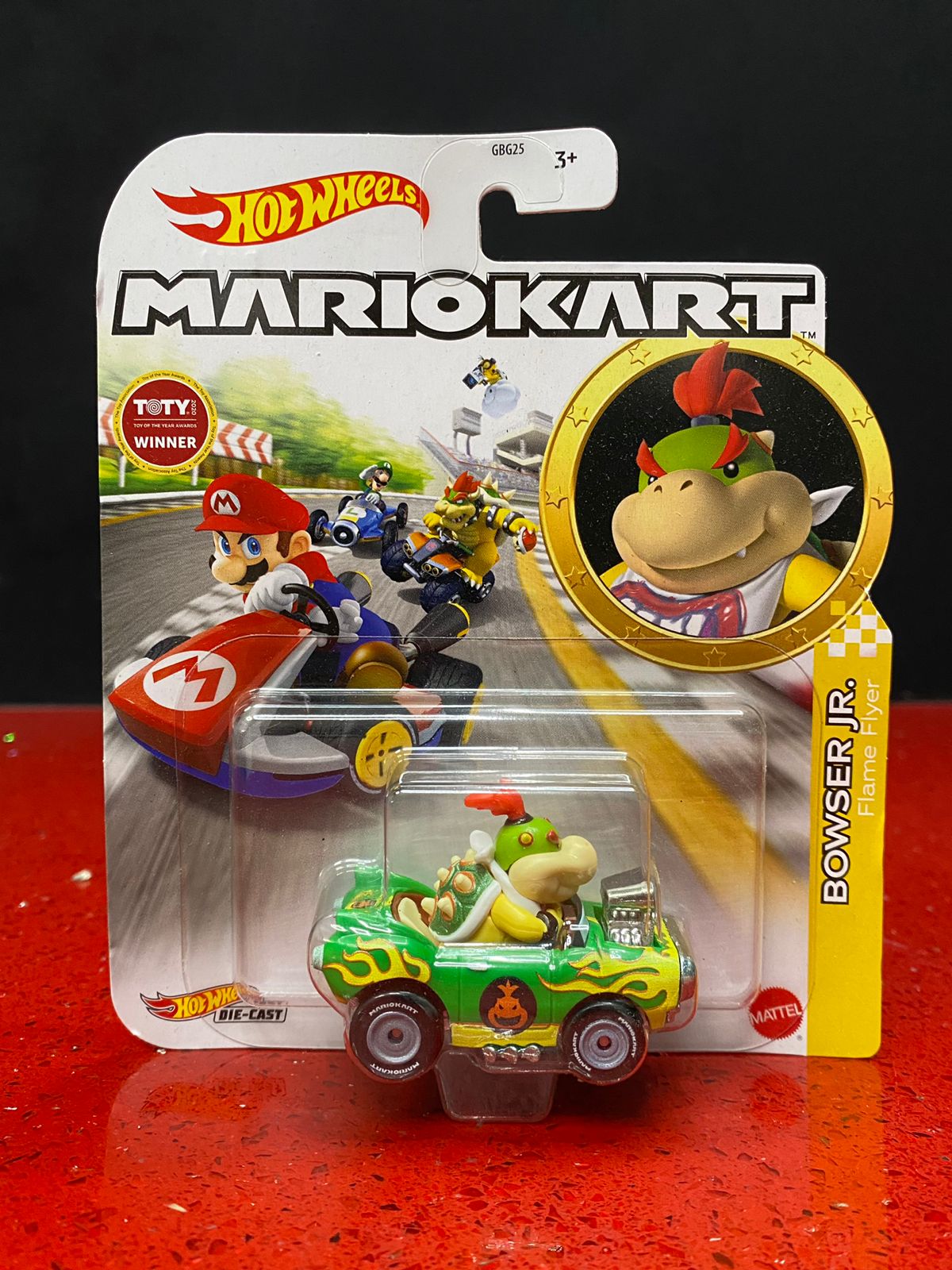 Hot Wheels Mario Kart Bowser Jr Flame Flyer Gamestation 0713