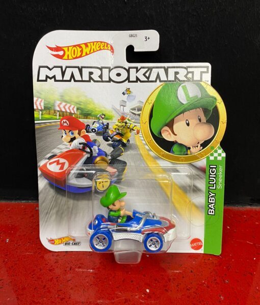 Hot Wheels Mario Kart Baby Luigi Sneeker