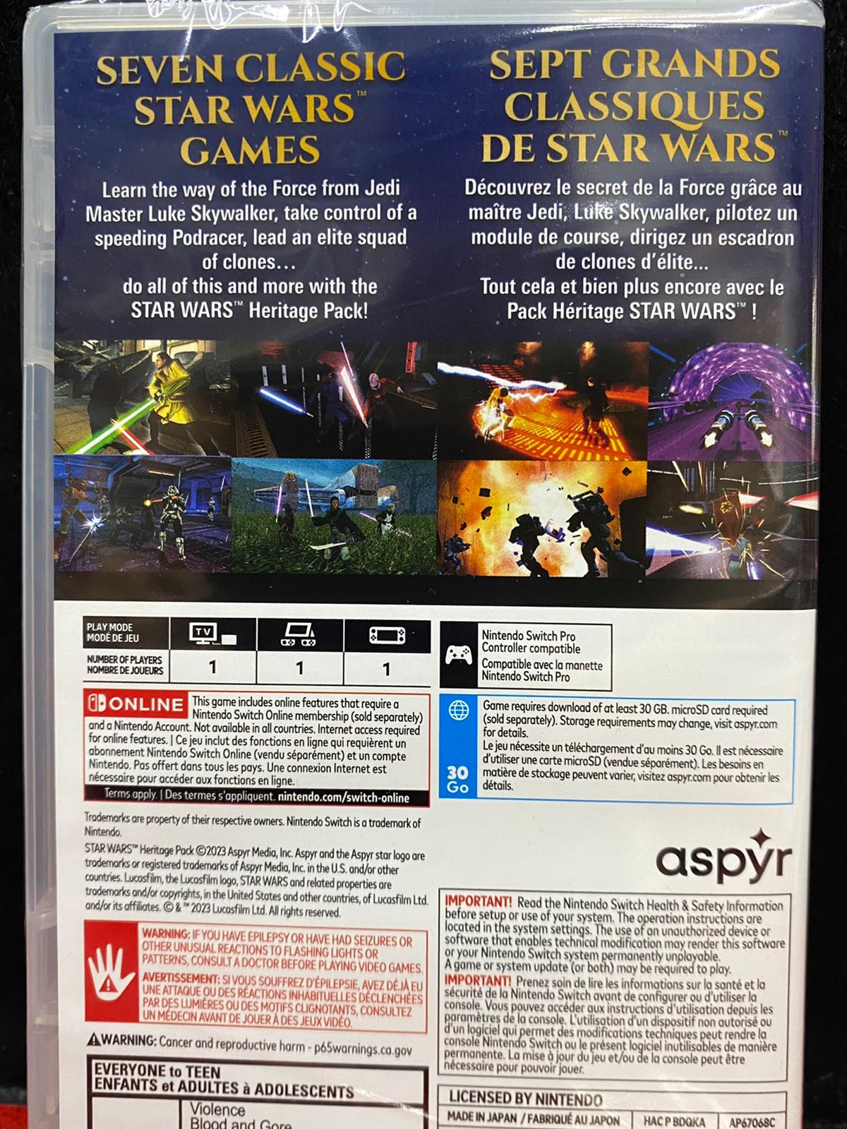 Switch Star Wars Heritage Pack GameStation