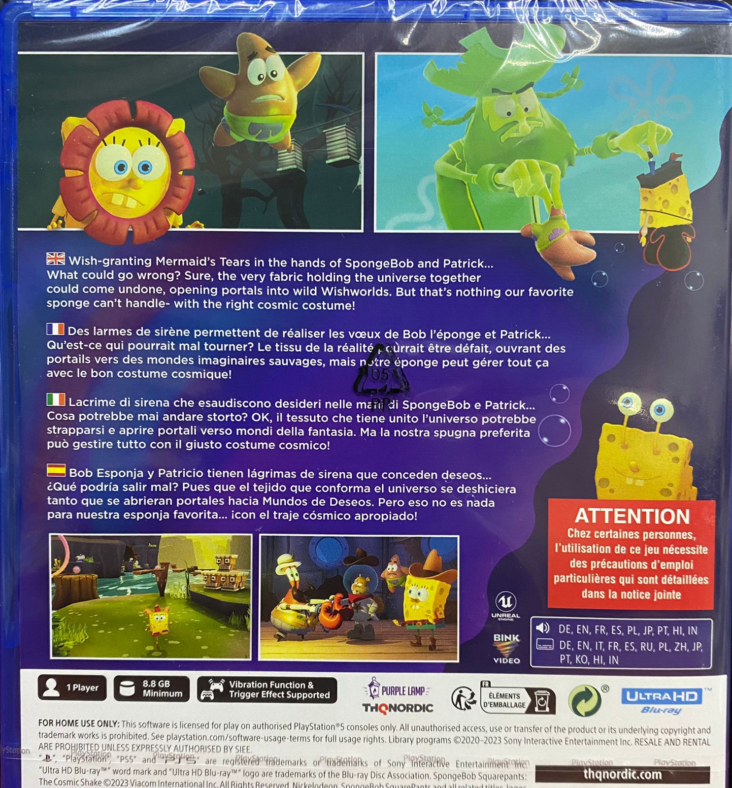 PS5 Spongebob The Cosmic Shake – GameStation