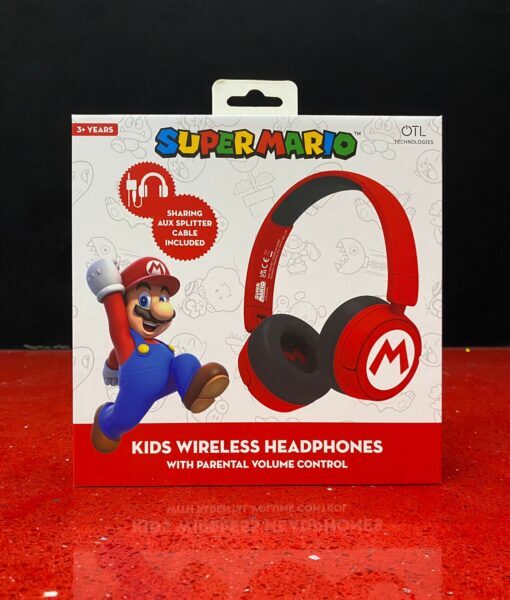 Auricular HeadPhones Bluetooth Mario Rojo OTL Auricular HeadPhones Bluetooth Mario Rojo OTL