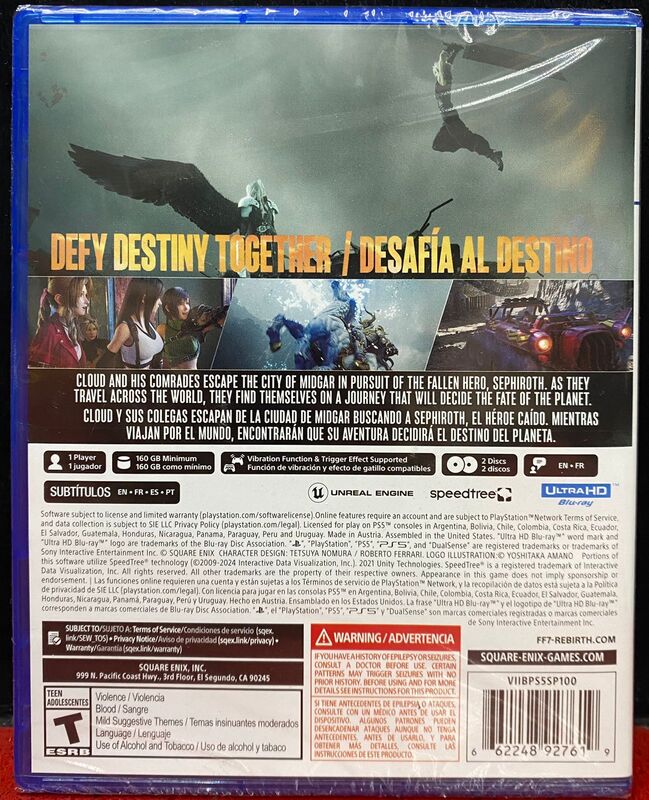 PS5 Final Fantasy VII Rebirth GameStation