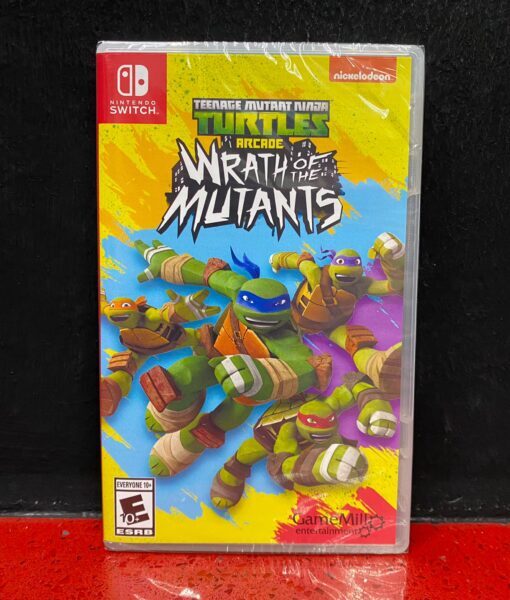 NSW TMNT Turtles Arcade Wrath of the Mutants game