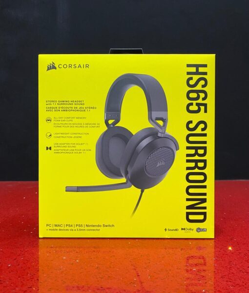 PS5 item Headset 3.5mm HS65 Negro Corsair PS5 item Headset 3.5mm HS65 Negro Corsair