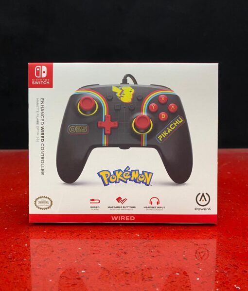 NSW item Control Alambrico Pikachu Arcade PowerA