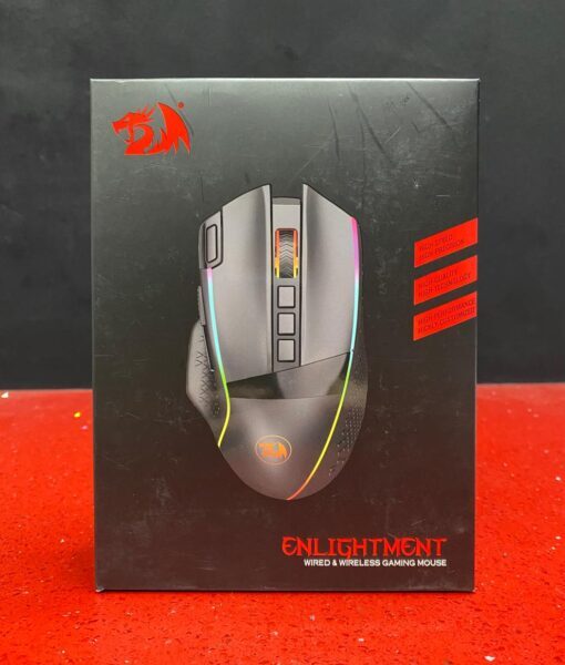 PC item Mouse Wireless Enlight Negro RGB Redragon