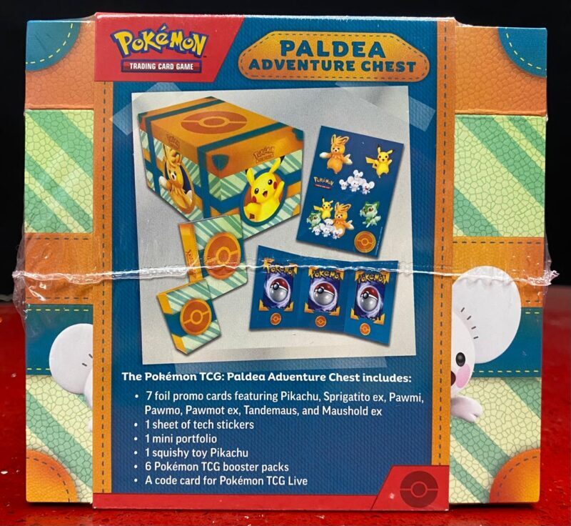 pokmon tcg: paldea adventure chest booster pack Pokemon Paldea Adventure Chest - Pokemon