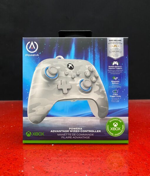 XBX item Control Alambrico Snow Camo PowerA XBX item Control Alambrico Snow Camo PowerA