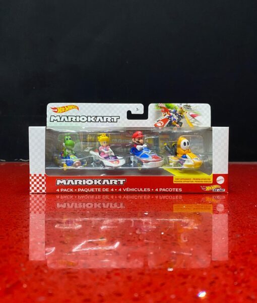 Hot Wheels Figura Mario Kart 4 pack Hot Wheels Figura Mario Kart 4 pack