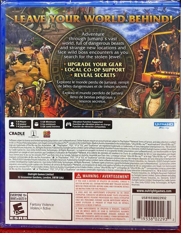 PS5 Jumanji Wild Adventures GameStation