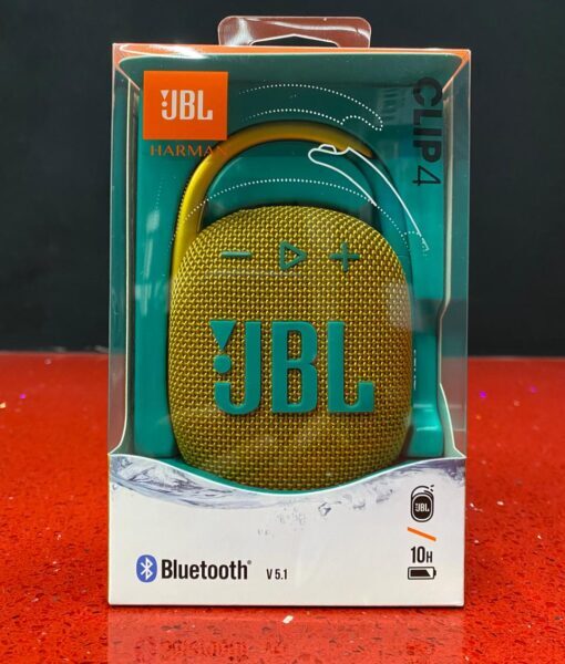 Parlante Bluetooth Clip4 Amarillo JBL