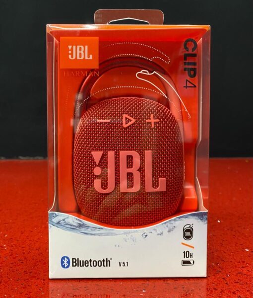 Parlante Bluetooth Clip4 Rojo JBL