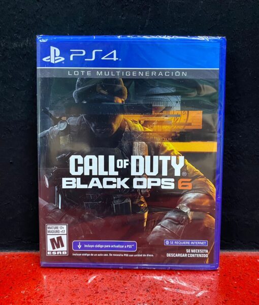 PS4 Call Of Duty Black Ops 6 game