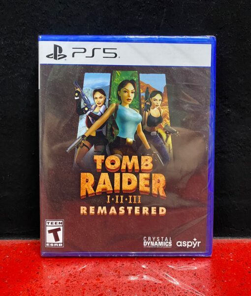 PS5 Tomb Raider 1-3 Remastered game PS5 Tomb Raider 1-3 Remastered game