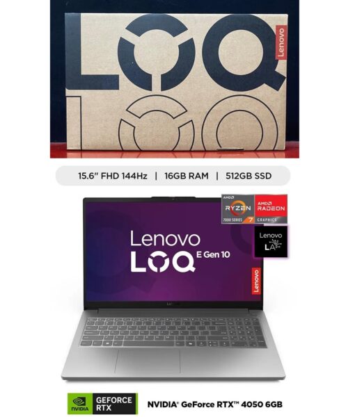 PC Laptop LOQ15 2K Ry7 RTX4050 16ram 512gb Lenovo 31