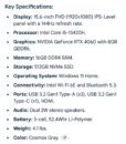 PC Laptop Thin 15.6FHD i5 RTX4060 16ram512gb MSi 3