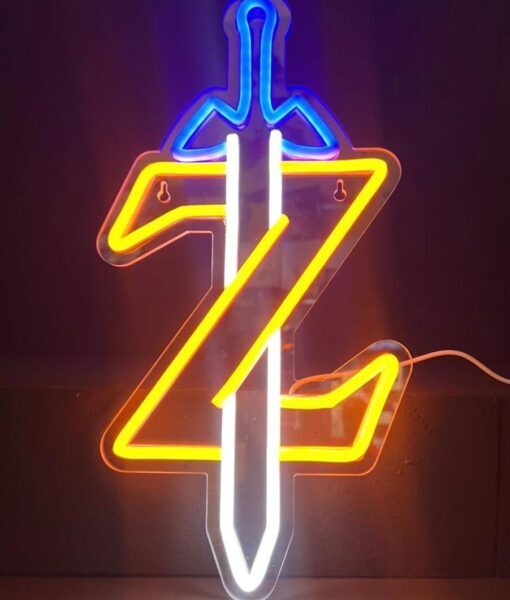 Lampara LED Neon Zelda Sword
