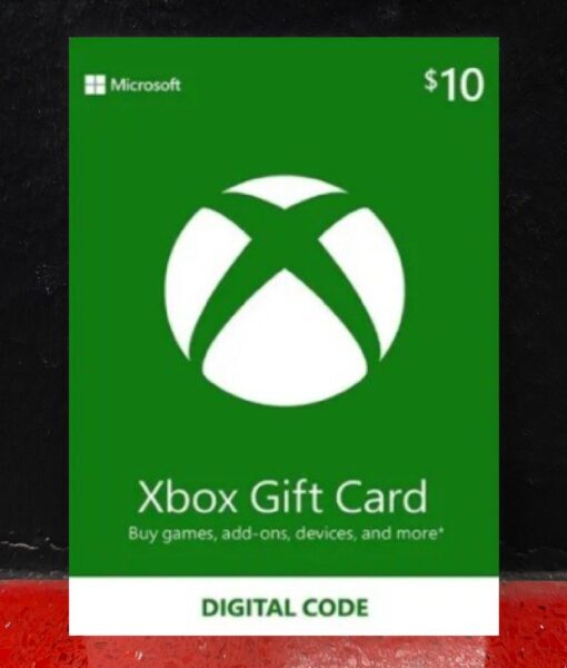 XBX item Tarjeta 10 dolares